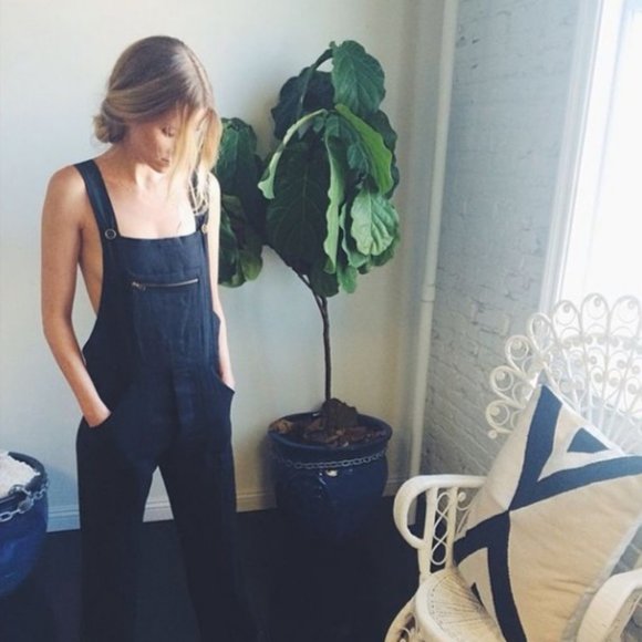 Stone Cold Fox Pants - Stone Cold Fox black Sombra overalls size 1
